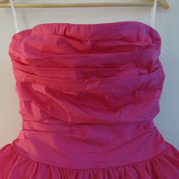 HELLO MOLLY Upon A Cloud Strapless Mini Dress Puffball Pink 80s - Size XS NWT - Picture 4 of 15